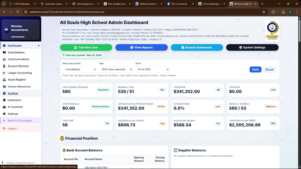 Student Portal Dashboard